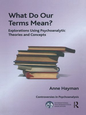cover image of What Do Our Terms Mean?